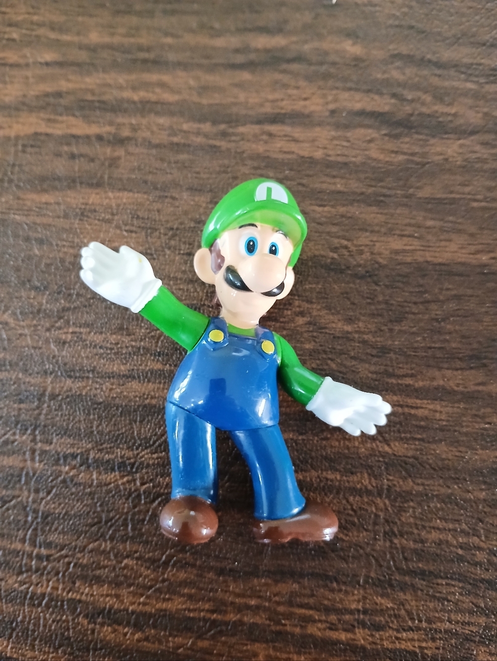 Green & Blue Plumber Figure Kids Toy - Iconic Character Styled